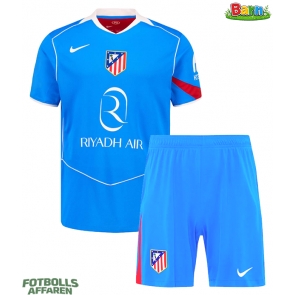 Atletico Madrid Tredjeställ Barn 2025-26 Kortärmad (+ Korta byxor)